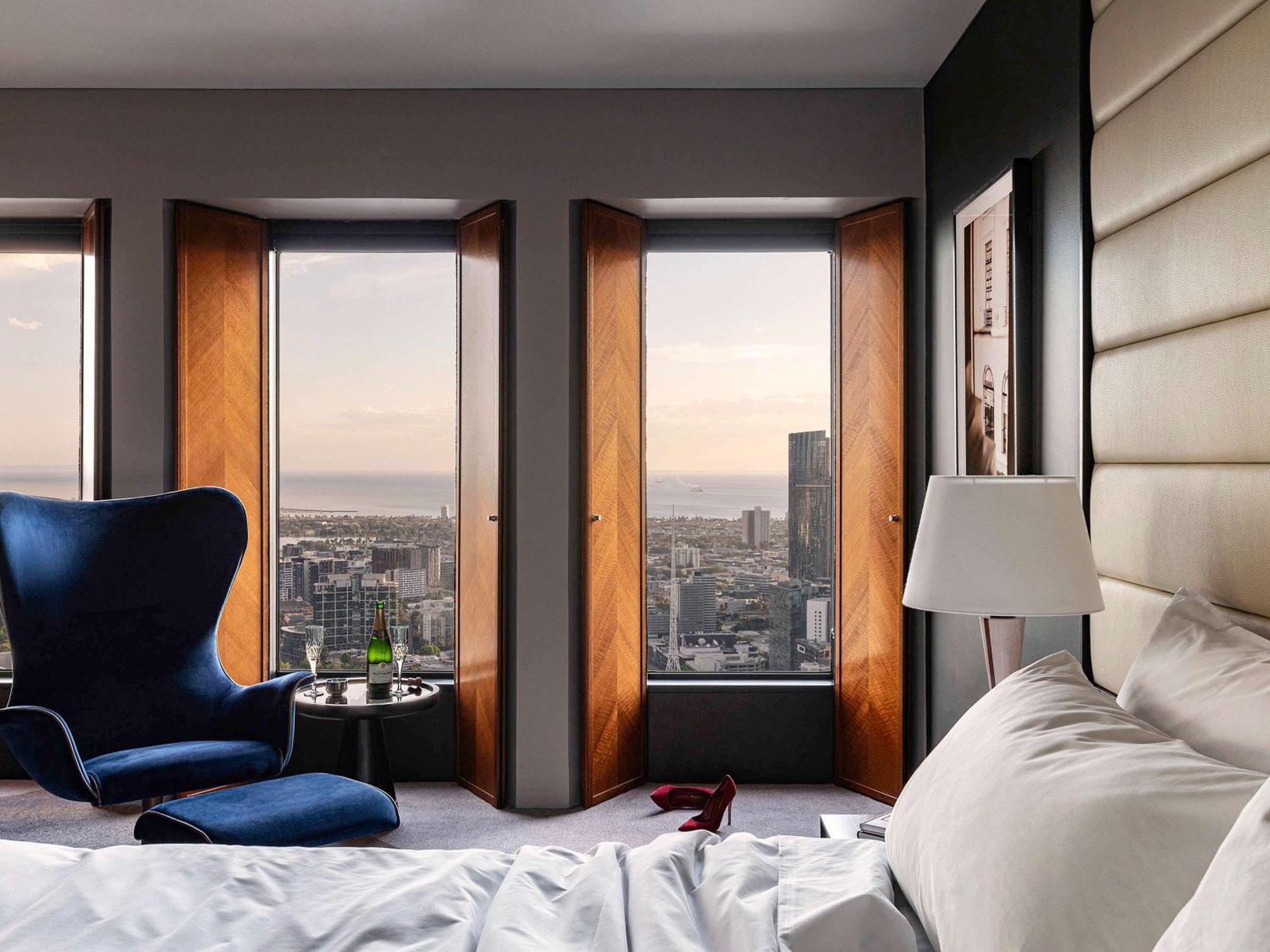 Готель Sofitel Melbourne On Collins Екстер'єр фото A bedroom at the Ritz-Carlton, Downtown, Los Angeles